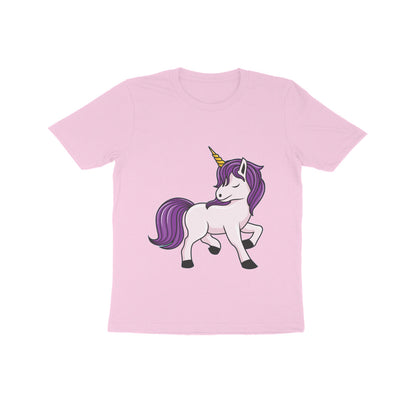 Kids Unicorn Round neck Half Sleeves T-Shirt
