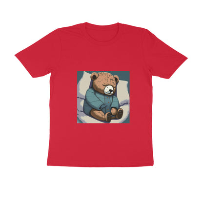 Bear Round Neck Mens T-Shirt