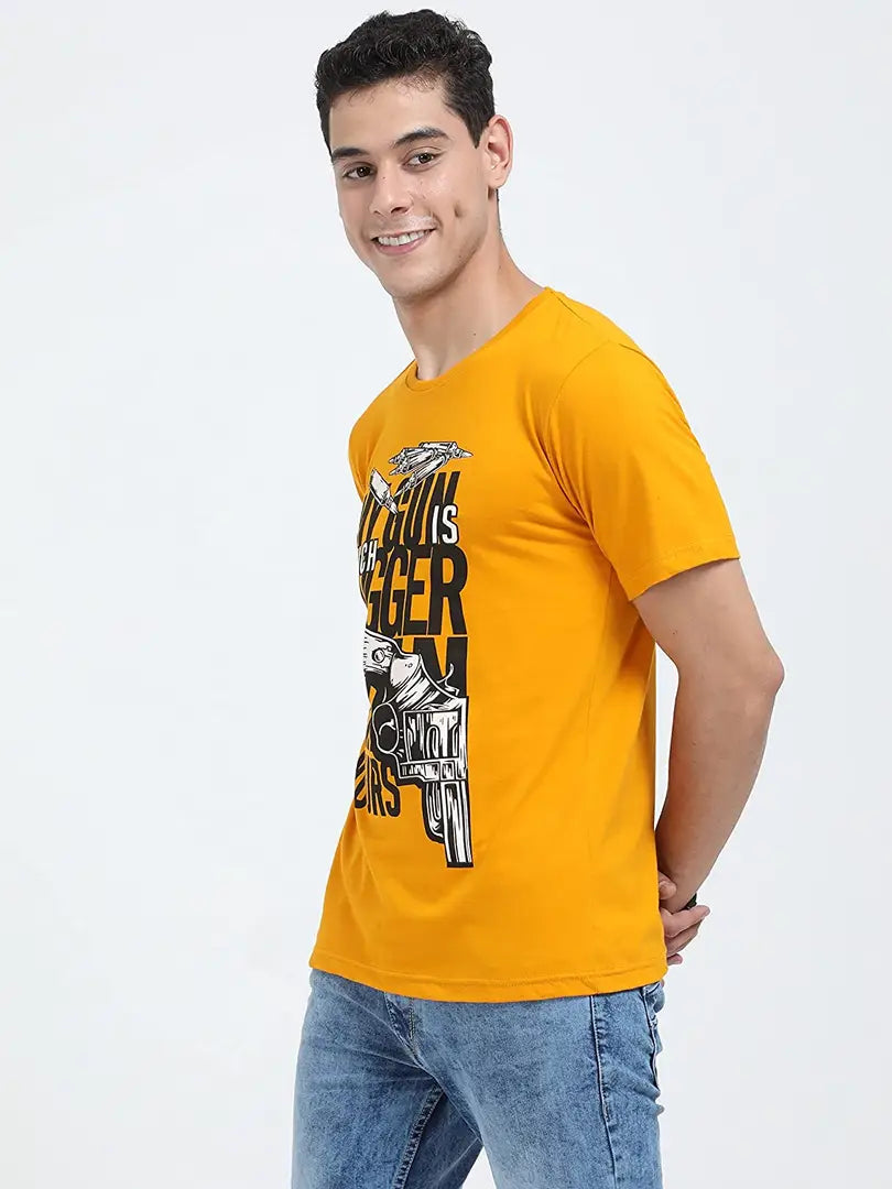 Golden T-Shirt For Men
